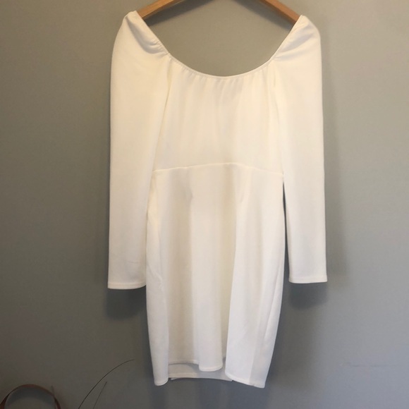 ASOS long sleeve sweetheart wrap mini dress - NWT - Picture 7 of 7